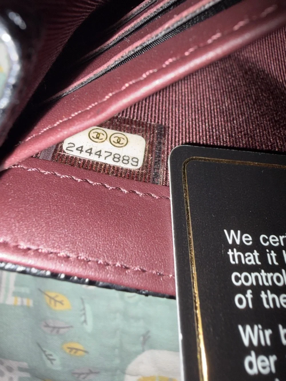 Chanel Caviar Wallet with Authenticity Card (PRICE FIRM)